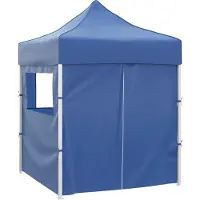 vidaXL "im SALE"Party-Zelt(1 pcs) - modernen Design - Gartenpavillon Wasserdicht - Blau 200x200x315 cm Oxford-Stoff - Pavillons & Partyzelte NeuMöbel66385