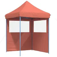 vidaXL "im SALE"Party-Zelt(1 pcs) - modernen Design - Gartenpavillon Wasserdicht - Terrakotta 200x200x306 cm Oxford-Stoff - Pavillons & Partyzelte NeuMöbel94542