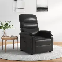 Prolenta Maison Exclusive - Relaxsessel Schwarz Kunstleder