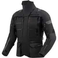 Rebelhorn Cubby 5 wasserdichte Motorrad Textiljacke, schwarz, XL