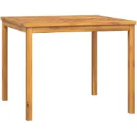 Syfax Garten-Esstisch 90x90x74 cm Massivholz Akazie