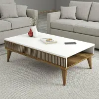 Dmora Couchtisch Capricorn 105x60x34,6h cm Braun ein Fach