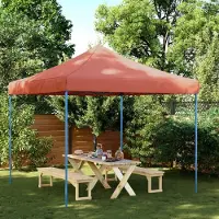 vidaXL Best Möbel Partyzelt Faltbar Pop-Up Terrakottarot 292x292x315 cm - Pavillons & Partyzelte Cloris Neu2208740 1parcel