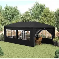Prolenta Maison Exclusive - Partyzelt 3x6 m Anthrazit