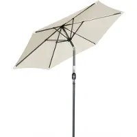 Angel Living Sonnenschirm - Ø300 cm - Kippbar - Creme