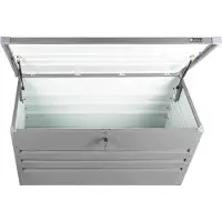 Zipper ZI-GAB132AN Aufbewahrungsbox Futterbox Gartenbox 130cm Breite 80kg grau