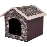 TexCorp Doggy Hundehütte Hundehöhle Hundebett Hundehaus Katzenhöhle Größe XXXL - 76x72 cm textaufdruck