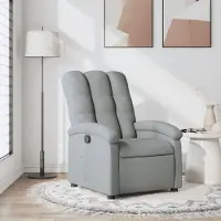 vidaXL "2026 Promotion" Relaxsessel/Loungesessel/TV-Sessel - Hellgrau Stoff - Couchsessel CC22554