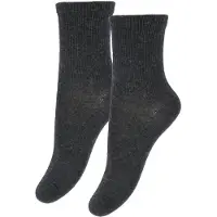 Minymo Socken - 2er-Pack - Geschmiedet Iron Melange - - 27/30 - Socken