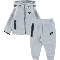 Nike Sweatset - Cardigan/Jogginghosen - Grey Heather - - 12 mt - Sweatsets
