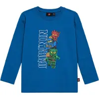 Lego Wear LEGO Ninjago Bluse - LwTaffy 622 - Blau m. Print - - 5 Jahre (110) - Blusen