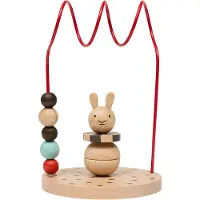 OYOY M107684, Holz, Schwarz, Blau, Natürlich/Natur, Rot