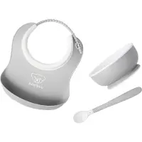 BabyBjörn Geschirr-Set 3-teilig, Grau