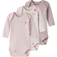 Name it Body l/ä - Noos - 3er-Pack - Carinaria/Ballery - - 1½ Jahre (86) - Body L/Ä