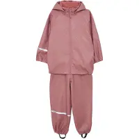 CeLaVi Regenkleidung m. Träger - PU - Nostalgie Rose m. Glitter - - 110 - Regenkleidung