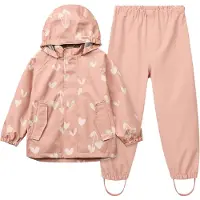 Liewood Regenanzug Kinder Pedia Regenbekleidungs-Set Sweethearts / Pale Tuscany-Größe 122
