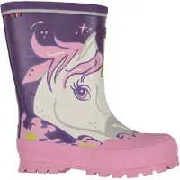 Viking Gummistiefel - Jolly - Lila/Multi m. Einhorn - - 35 - Gummistiefel