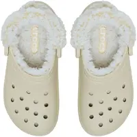Crocs Sandalen Mit Futter - Classic+ Gefütterter Clog - Knochen - - 43/44 - Sandalen