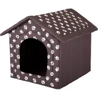 TexCorp Hundehütte faltbar Größe 5 – 60×70×63 cm, stabil aus Schaumstoff & Oxford-Gewebe, , für Hunde & Katzen