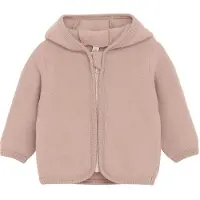Huttelihut Wollfilz-Jacke Merino mit Ohren, Mahogany Rose, 98