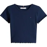 Tommy Hilfiger T-Shirt KG0KG08590 Dunkelblau Slim Fit