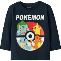 Name it Pokémon Oberteil Mit Langen Ärmeln