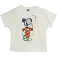 Adidas T-Shirt Disney Mickey Mouse JL9169 Weiß Loose Fit