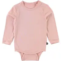 Minymo Body l/ä - Bambus - Rosa - - 2 Jahre (92) - Body L/Ä