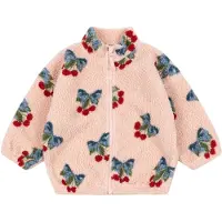 Konges Sløjd Jungen Jacken Jody Teddy Jacket - Roze - Größe 86
