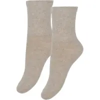 Minymo Socken - 2er-Pack - Silber Nerz Melange - - 31/34 - Socken