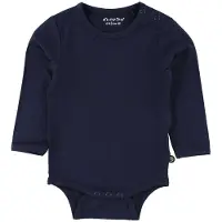 Minymo Body l/ä - Bambus - Navy - - 2 Jahre (92) - Body L/Ä