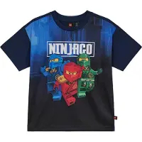 Lego Wear LEGO Ninjago T-Shirt - LwTaffy 623 - Blau m. Print - - 10 Jahre (140) - T-Shirts