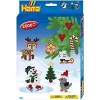 Hama Midi Perlenset - 2000 st. - Weihnachten - - One Size - Perlen