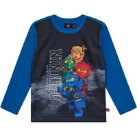 Lego Wear LEGO Ninjago Ninjago Bluse - LwTaffy 620 - Blau M Print - - 5 Jahre (110) - Blusen