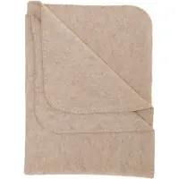 Engel Kuscheldecke - Wolle - 100x82 cm - Sand Melange - - One Size - Decken