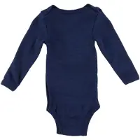 Engel Body l/ä - Wolle/Seide - Navy - - 50/56 - Body L/Ä