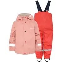 Didriksons - Kid's Slaskeman Set 4 - Regenset Gr 120 rosa