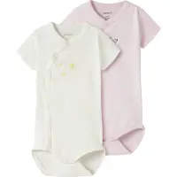 Name it Body k/ä - NbfVubie - 2er-Pack - Cradle Pink/Cloud Tänze - - 68 - Body K/Ä