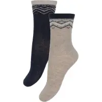 Minymo Socken - 2er-Pack - Dark Navy - - 23/26 - Socken