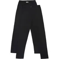 Minymo Leggings - 2er-Pack - Anthracite - - 9 Jahre (134) - Leggings
