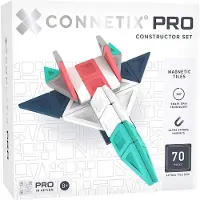 Connetix Pro Magnetset - 70 Teile - Konstruktorset - - One Size - Magnetspielzeug
