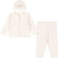 Fanga Fontana Set - Cardigan/Leggings/Mütze - Bello - Punto Rosa - - 12 mt - Cardigans