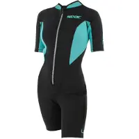 Seac Sub Neoprenanzug - Look Shorty Lady 2,5 mm - Schwarz/Türkis - - M - Medium - Neoprenanzüge