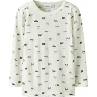 Name it Bluse - Wolle - Rib - Noos - NmmWang - Snow White/Small - - 6 Jahre (116) - Blusen