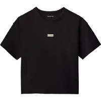 Calvin Klein T-Shirt Folded Logo IG0IG03063 Schwarz Regular Fit
