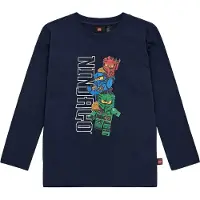 Lego Wear LEGO Ninjago Bluse - LwTaffy 622 - Blau m. Print - - 8 Jahre (128) - Blusen