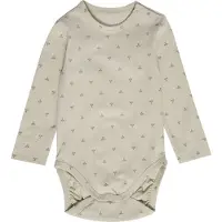 Hummel Body l/ä - HmlMini Bee - Silver Birch - - 2 Jahre (92) - Body L/Ä