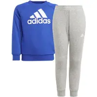 Adidas Sweatset - LK Bos JOG FT - Blau/Grau - - 8 Jahre (128) - Sweatsets