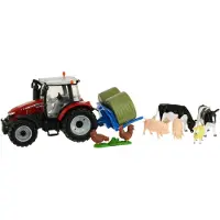 Britains Arbeitsmaschine - 43205 - 5612 - Traktor m. Tiere - - One Size - Autos