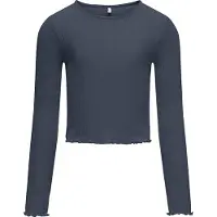 Kids Only Bluse - Rib - KogNella - Ombre Blue - - 9-10 Jahre (134-140) - Blusen
